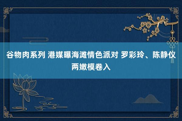 谷物肉系列 港媒曝海滩情色派对 罗彩玲、陈静仪两嫩模卷入